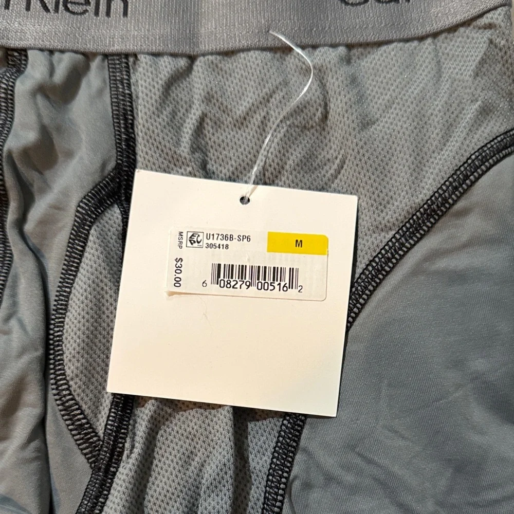 Calvin Klein Men's Gray Cycle Short - Picture 3 of 6